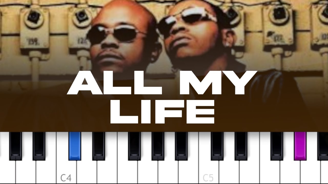 K-Ci & Jojo - All My Life (piano tutorial)