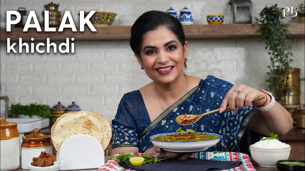 Lehsuni Palak Khichdi Recipe I पालक खिचड़ी I Pankaj Bhadouria