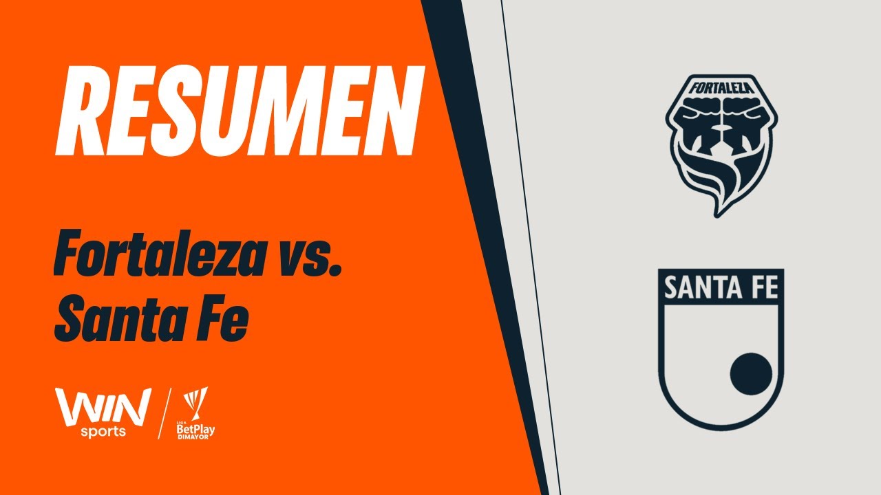 Fortaleza vs. Santa Fe (resumen y goles) | Liga BetPlay Dimayor 2026-1 | Fecha 9