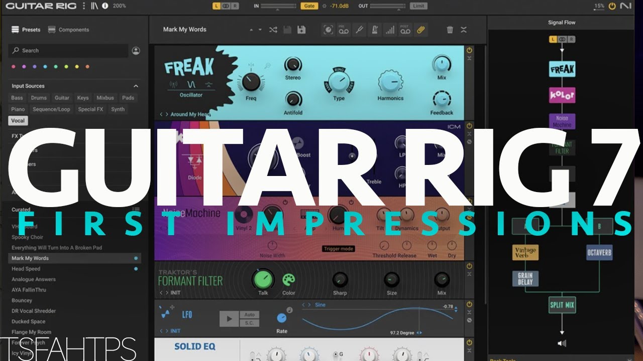 Native Instruments Guitar Rig 7 - First Look