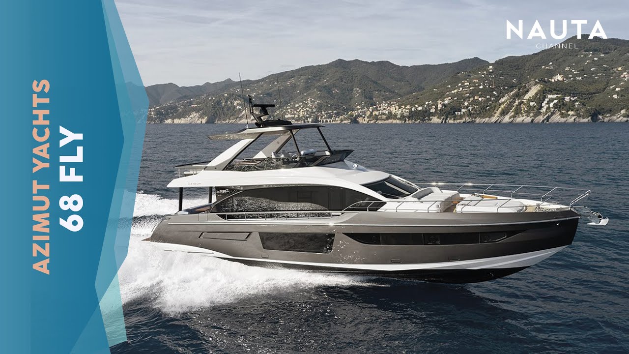 Azimut 68 FLY - POV boat tour esterni e cabine