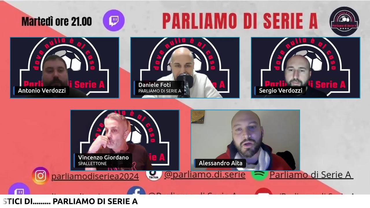 PARLIAMO DI SERIE A: 20° giornata 2025/2026 con Alessandro Aita