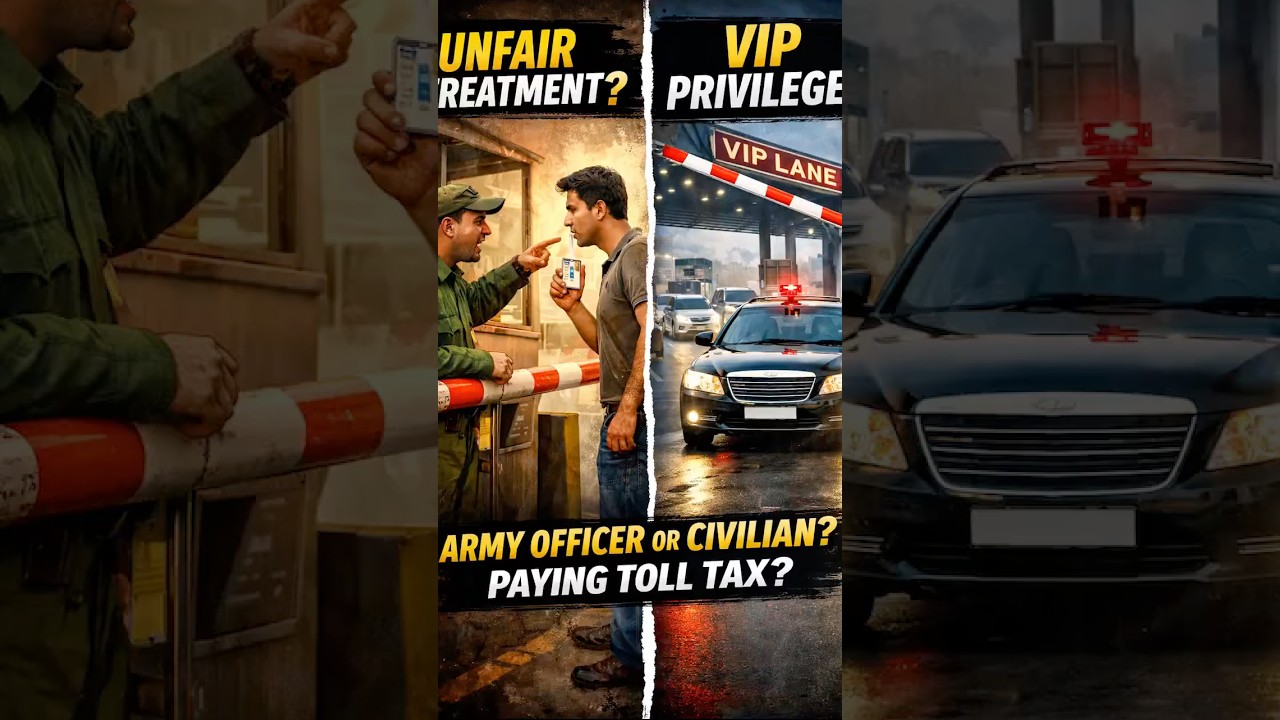 How is right here ?Should the Army officer need to pay the toll tax when he is off duty? #indianarmy