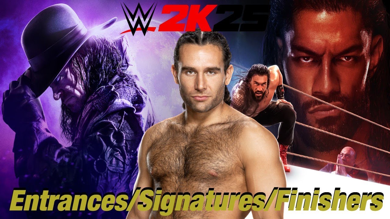 WWE 2K25 Entrances/Signatures/Finishers: Noam Dar