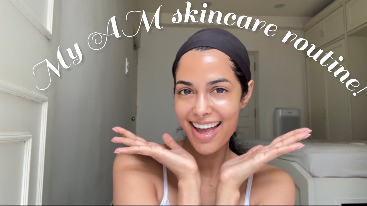 My AM skincare routine for GLASSY GLOWY skin!! Nonsponsored,honest, detailed!