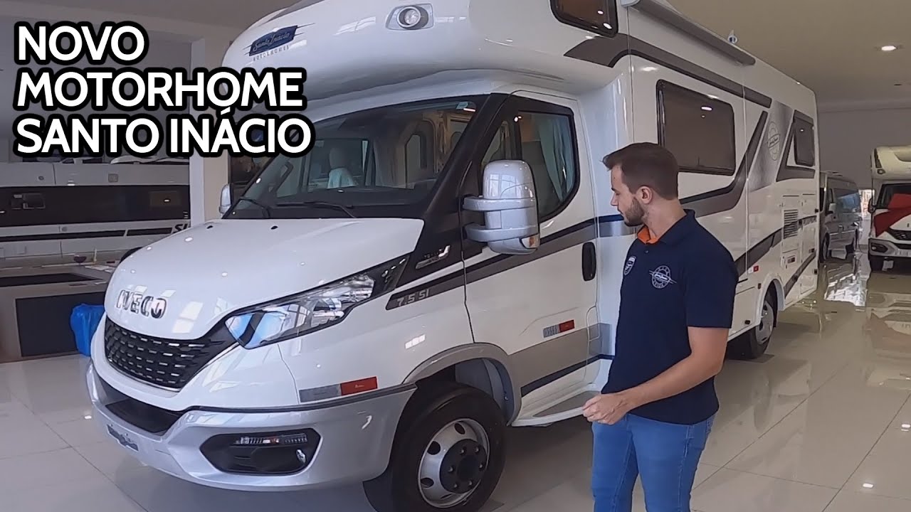 LANÇAMENTO 2022: TOUR PELO NOVO MOTORHOME SANTO INÁCIO 7.5 SI I28 - IVECO DAILY 60-170 - CARTEIRA B