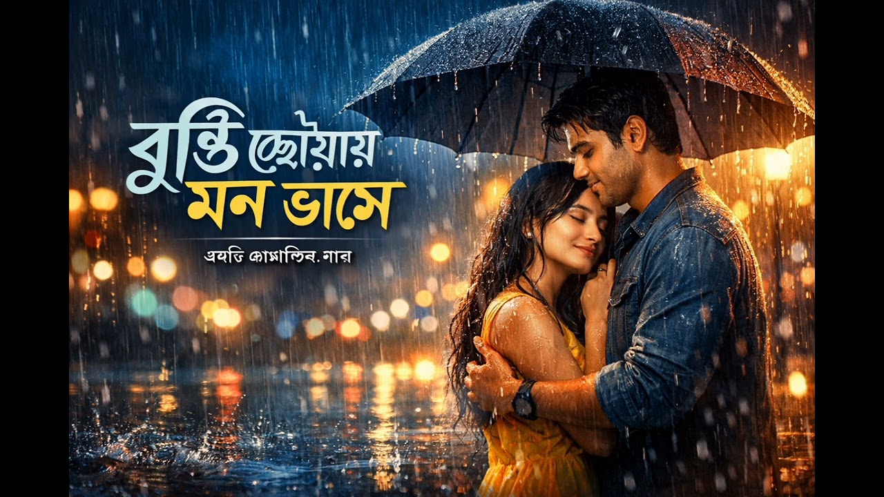 “বৃষ্টি ছোঁয়ায় মন ভাসে”🎧♥️