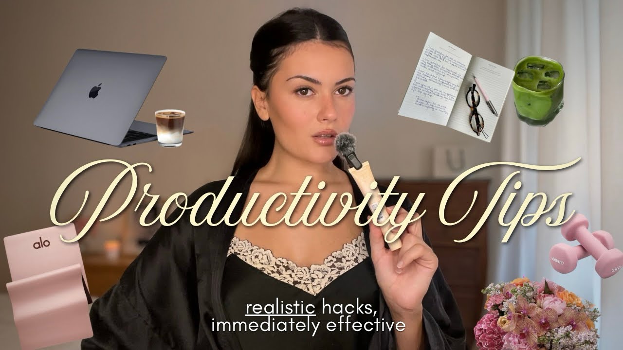 👩🏻&zwj;💻6 tips that will ACTUALLY make you productive | EASY and immediately effective | AVOID burn out