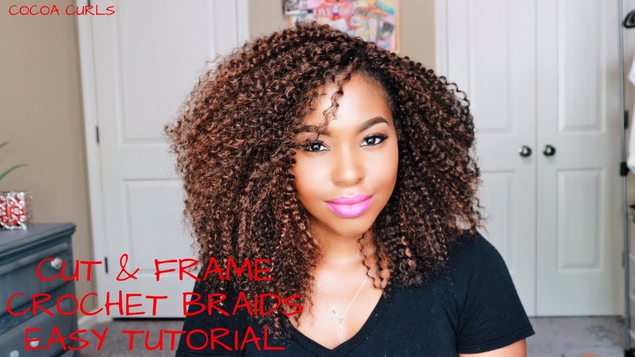 Cutting & Framing || Crochet Braids || Beginner Tutorial