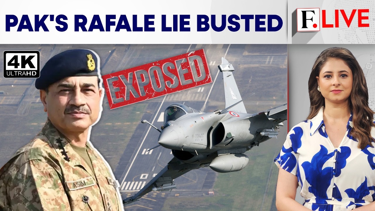 ВВС Индии разоблачают заявления Пакистана об уничтожении истребителя Rafale | Firstpost Live | 4K