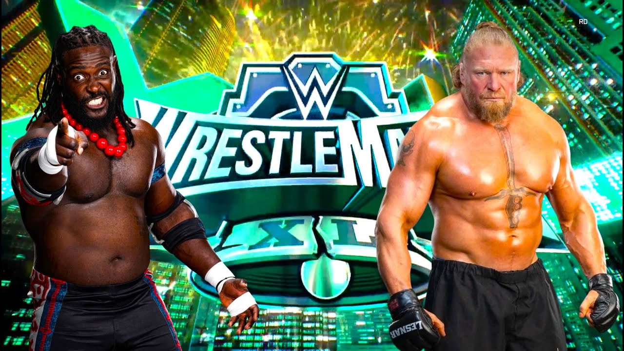 WWE 2K25 Оба Феми против Брока Леснара