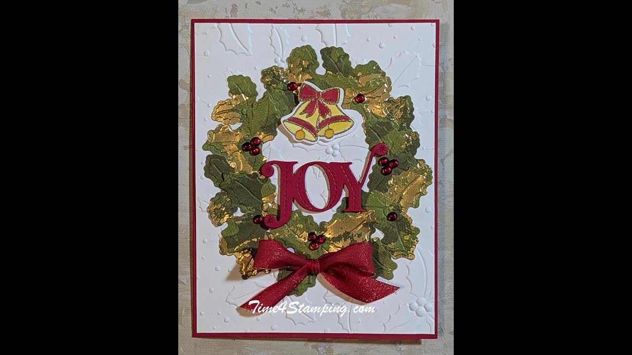 Jolly Holly Wreath Christmas Card 10 20 2025 TS