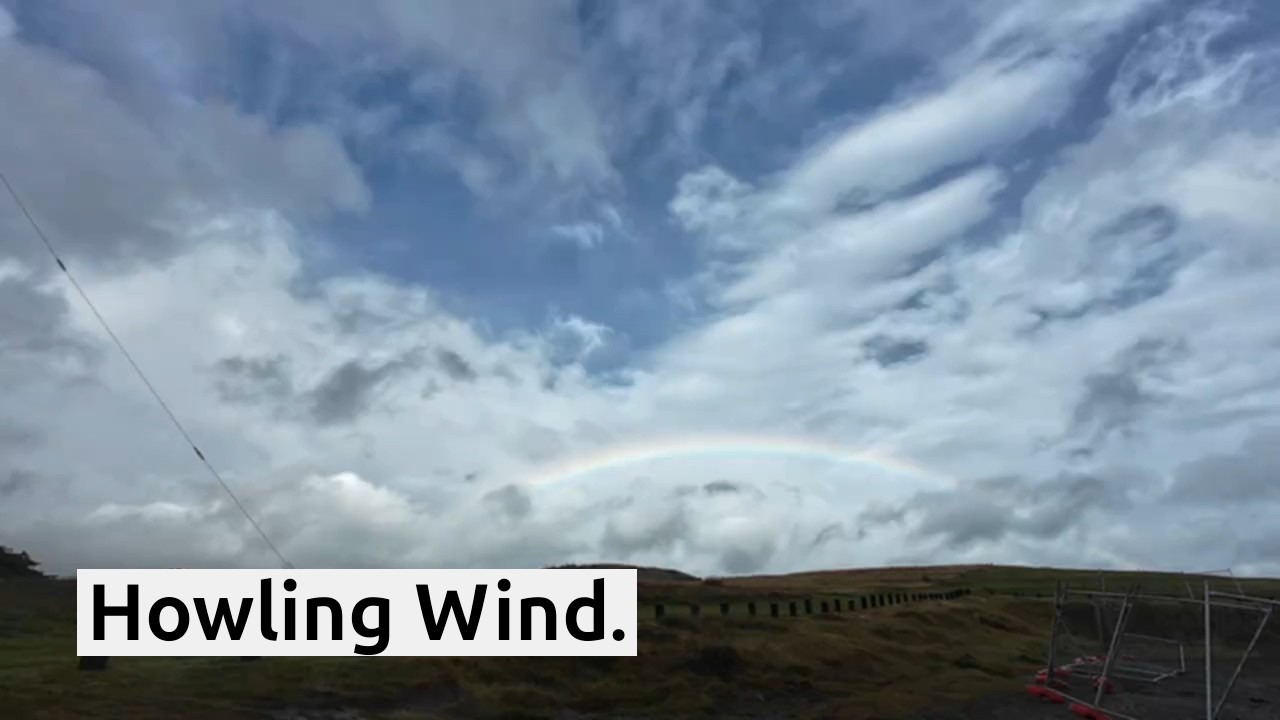 New Zealand Rainbow & Rough Sea – Titahi Bay Coastal Walk