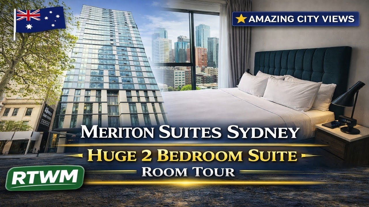 Meriton Suites Sydney | 2 Bedroom Hotel Room Tour 