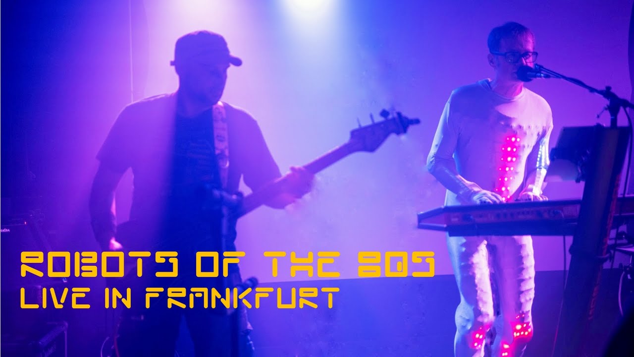 Stunning Synth Pop from Robots of the 80s - Live in Frankfurt