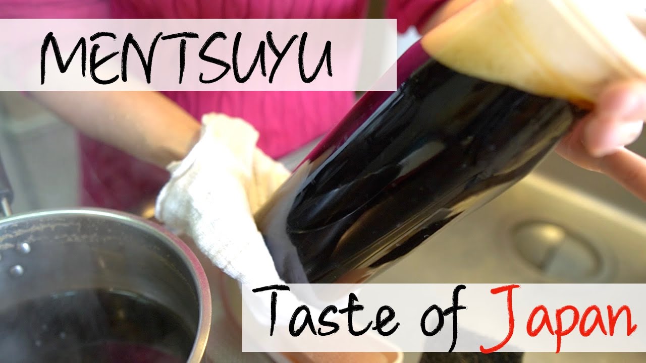 【Only 2 mins】How to make Mentsuyu made of triple broth | Japanese Recipe | Japanese food