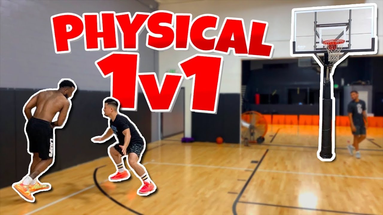 PHYSICAL 1v1 KING OF THE COURT BASKETBALL WITH CASH & OVERSEAS HOOPER!