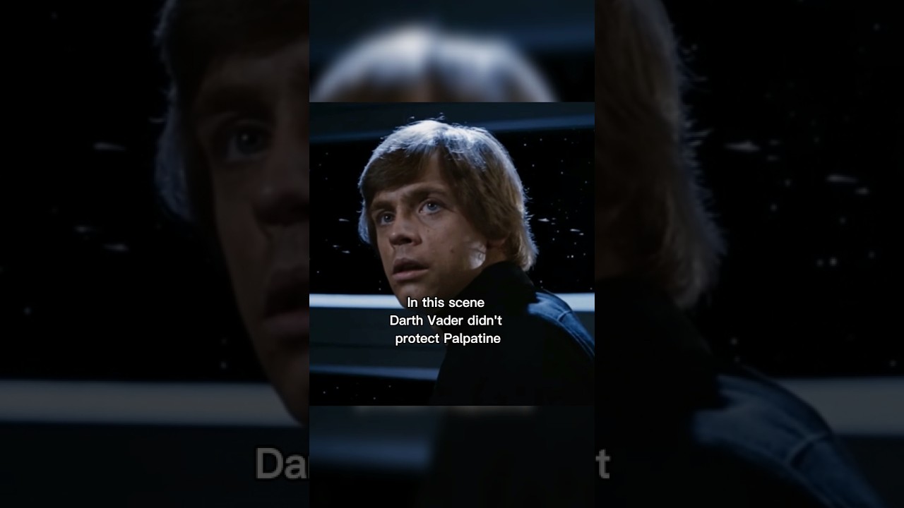 Vader protected the Emperor. Anakin protected his son Luke. | Star Wars #shorts