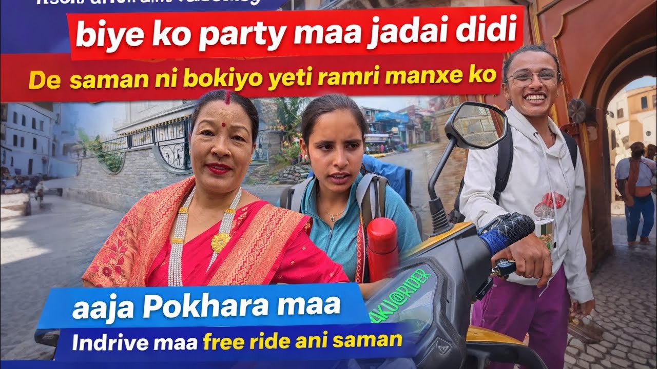 Pokhara maa Indrive maa free ride ani saman bokiyo Indrive maa