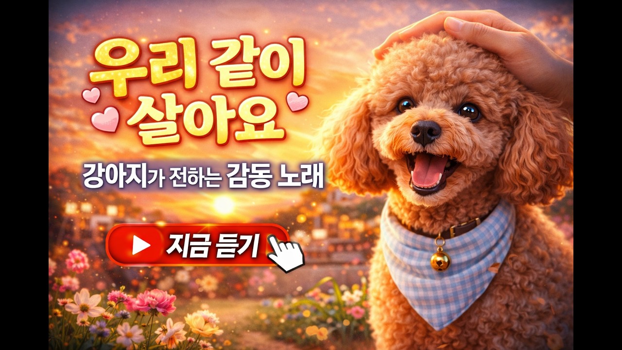 우리 같이 살아요 🐶 감동 애견 노래 | 사람과 강아지의 따뜻한 이야기 Mix