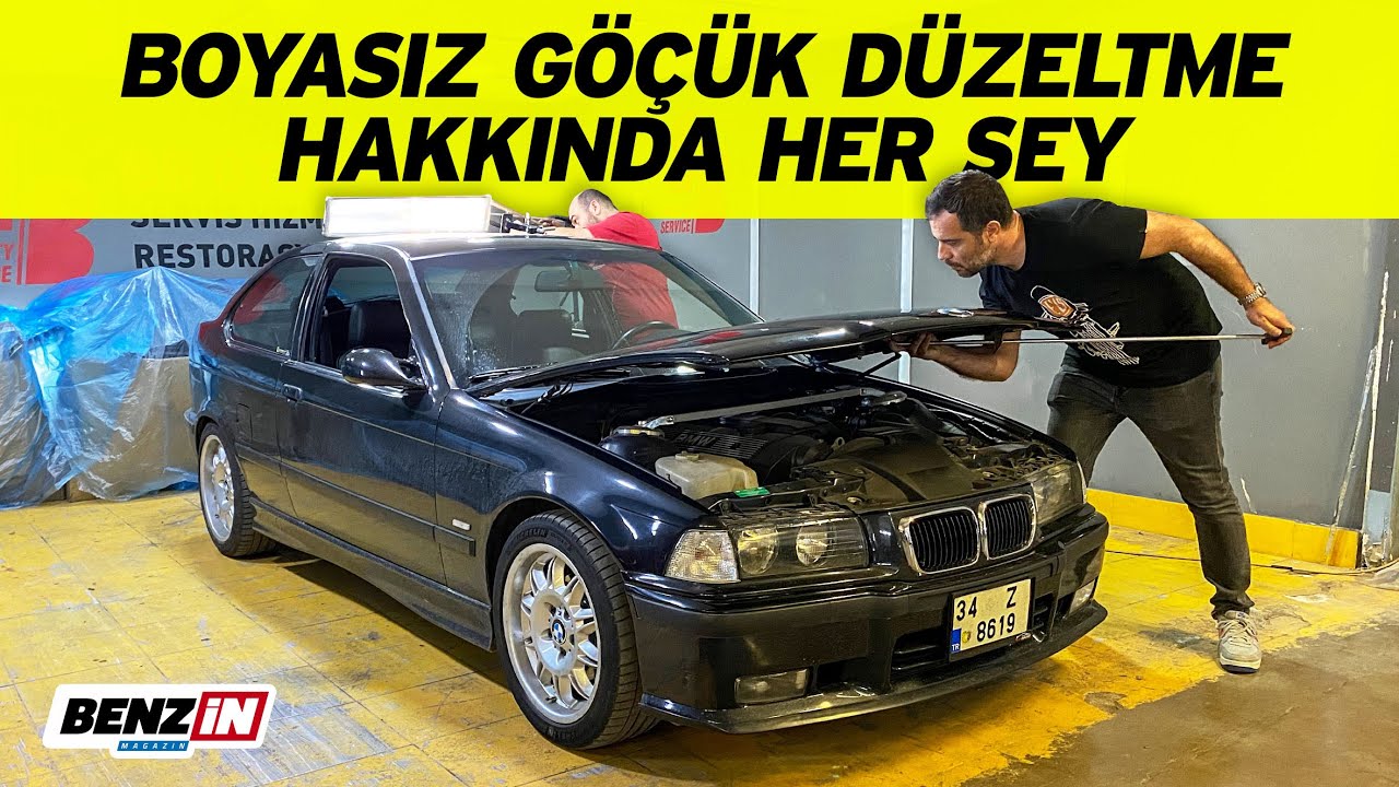 BMW Compact dolu kurbanı oldu | Boyasız göçük düzeltme hakkında her şey | VLOG