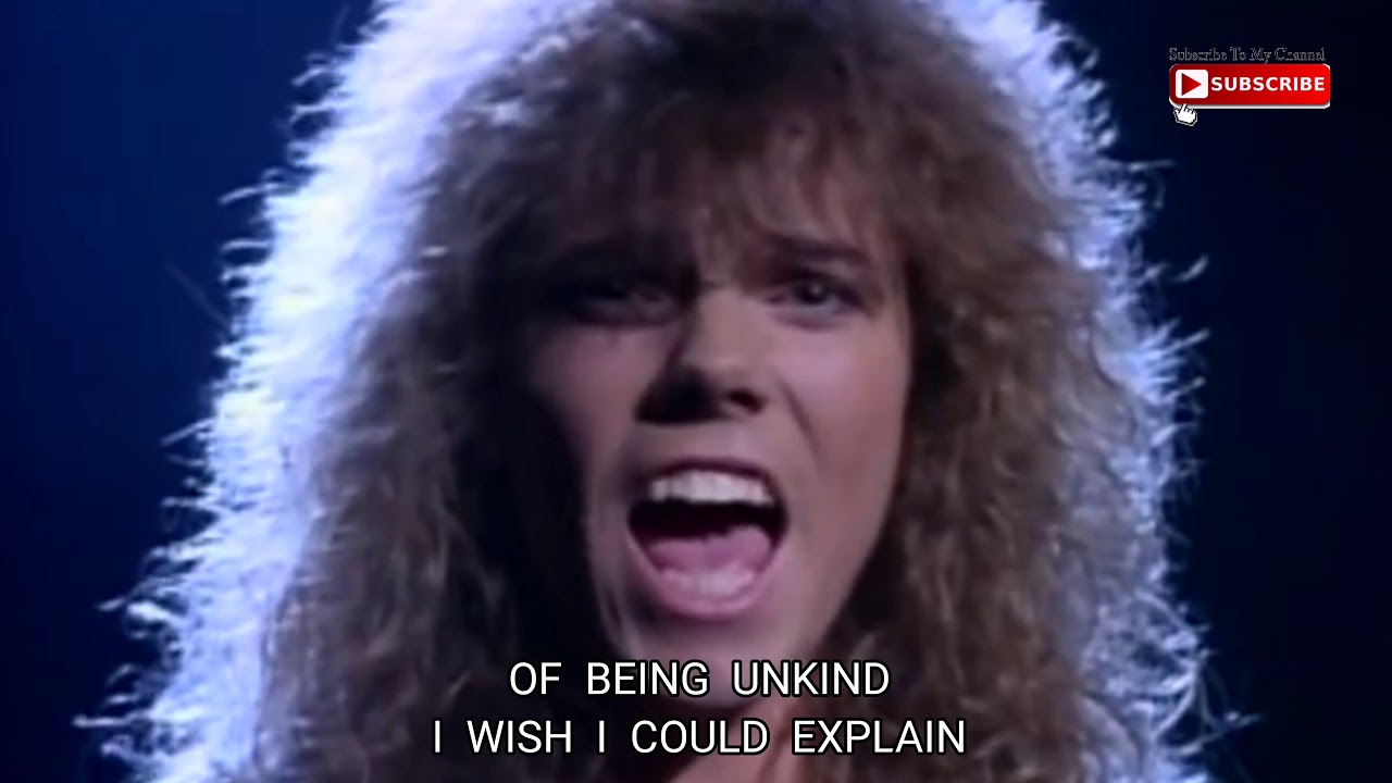 Europe - Carrie (UltraHD4K) w/ Lyrics On Screen