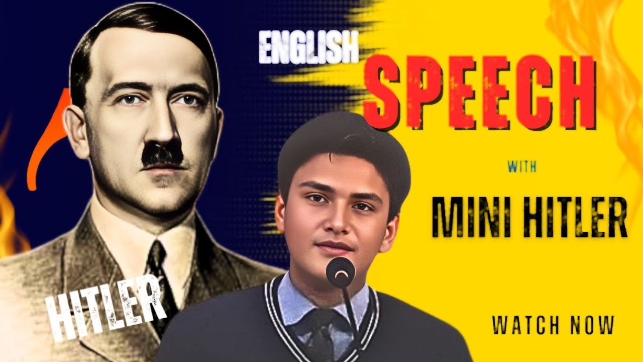 Nepal&iacute; student's firely speech ||| Hitler vs mini Hitler from Nepal 
