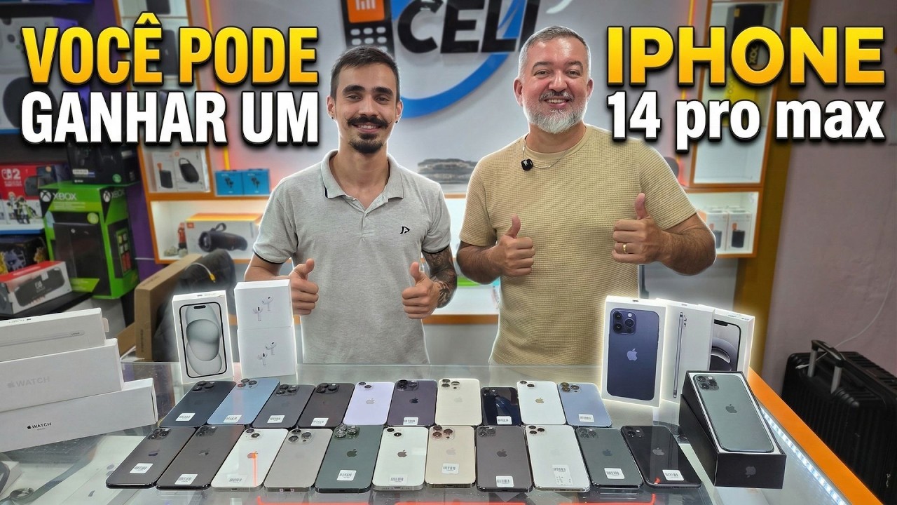 ELE VAI DAR UM IPHONE 14 PRO MAX NA SEMANA DO COMSUMIDOR.