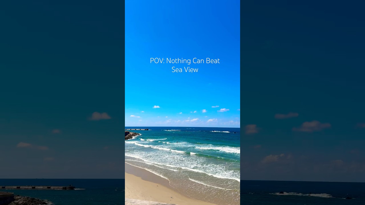 Best View Tel Aviv Israel Mediterranean life #Israel #sea #mediterranean