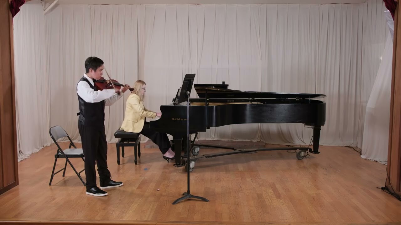 Aiden Brewer Performs J.S. Bach's Violin Concerto in A minor (1st Mvt.)