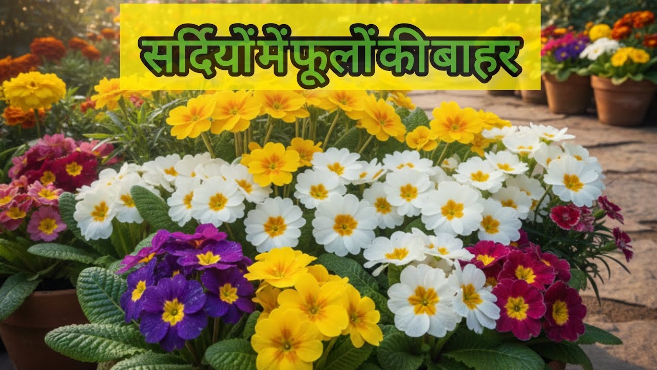 सर्दियों में फूलों की बाहर 🌹🌿💐🌿Kam Dhup Me Khilenge 🌿🌹💐🌳 Dheron Phul🌼🏵️🌺 #yosho