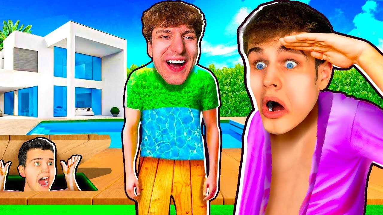 Podvádím MASKOVÁNÍM ve SCHOVCE v Minecraftu!