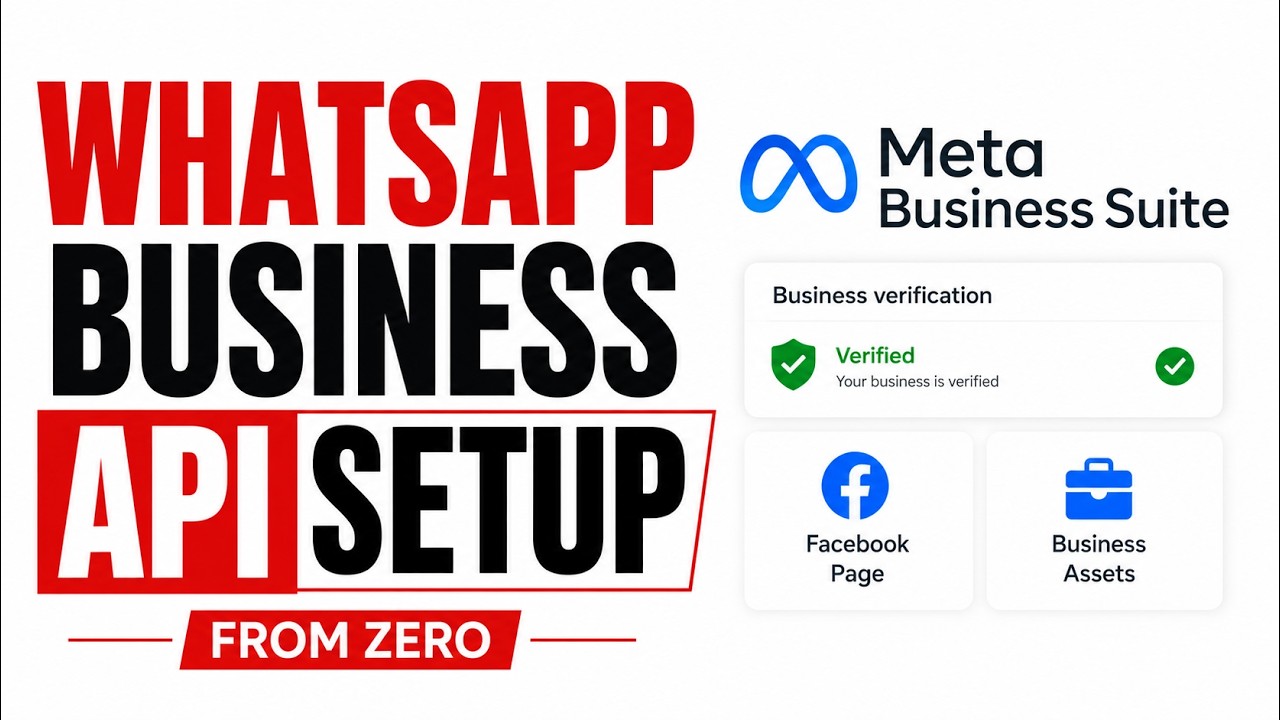 How to Setup WhatsApp Business API Step-by-Step | Meta Business Verification Tutorial