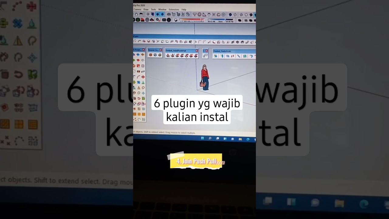 6 Rekomendasi plugin yang wajib kalian instal #plugin #1001bitpro #sketchup #tutorial