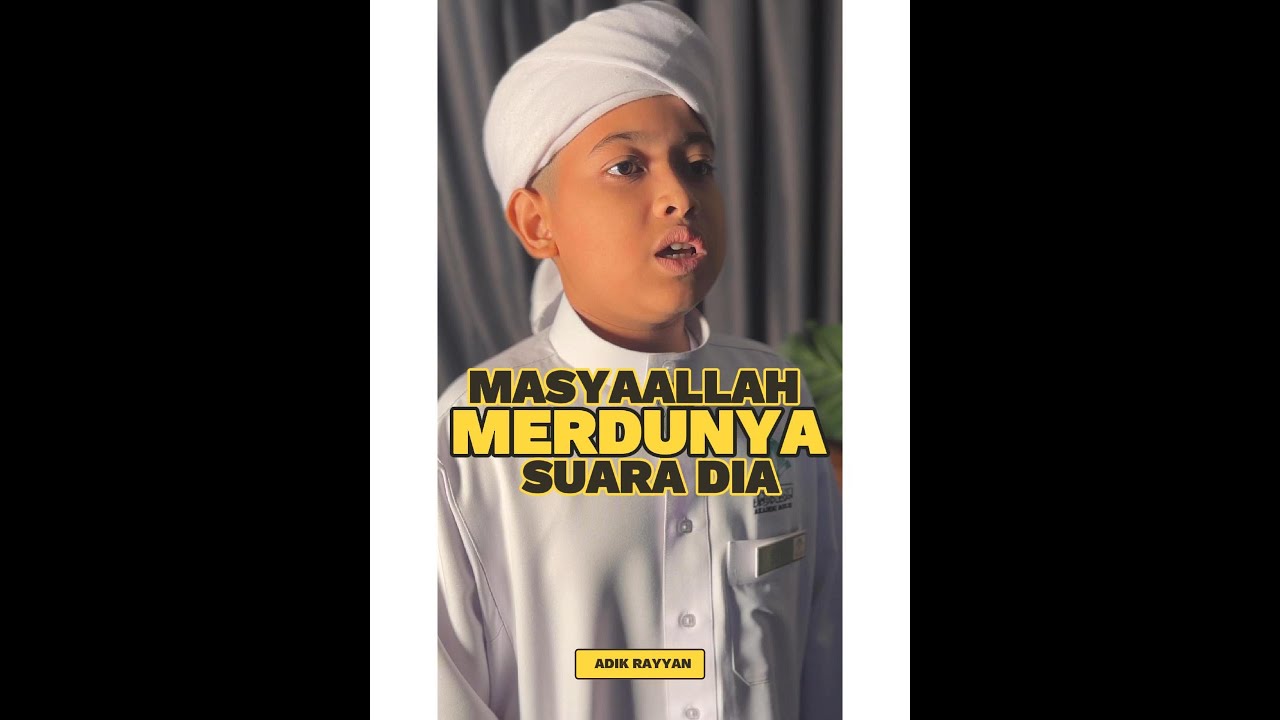 AZAN VERSI SYAIR ABU NAWAS