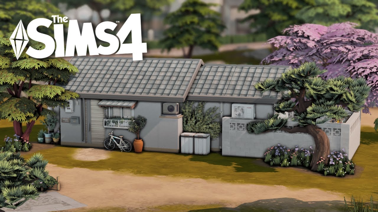 Renovated Small Japanese House 🌸 🇯🇵 | Sims 4 Stop Motion | NO CC