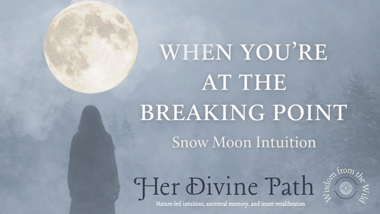 Snow Moon Intuition Wisdom & Guided Meditation