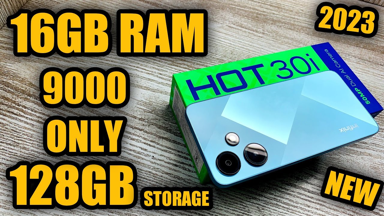 Infinix Hot 30i Unboxing, 16GB/128GB Only ₹9000 ?