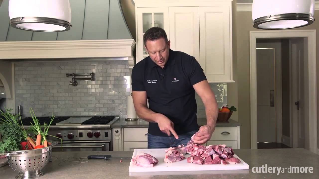 Lamb home butchering how-to video with Victorinox Fibrox Knives featuring Pat La Frieda