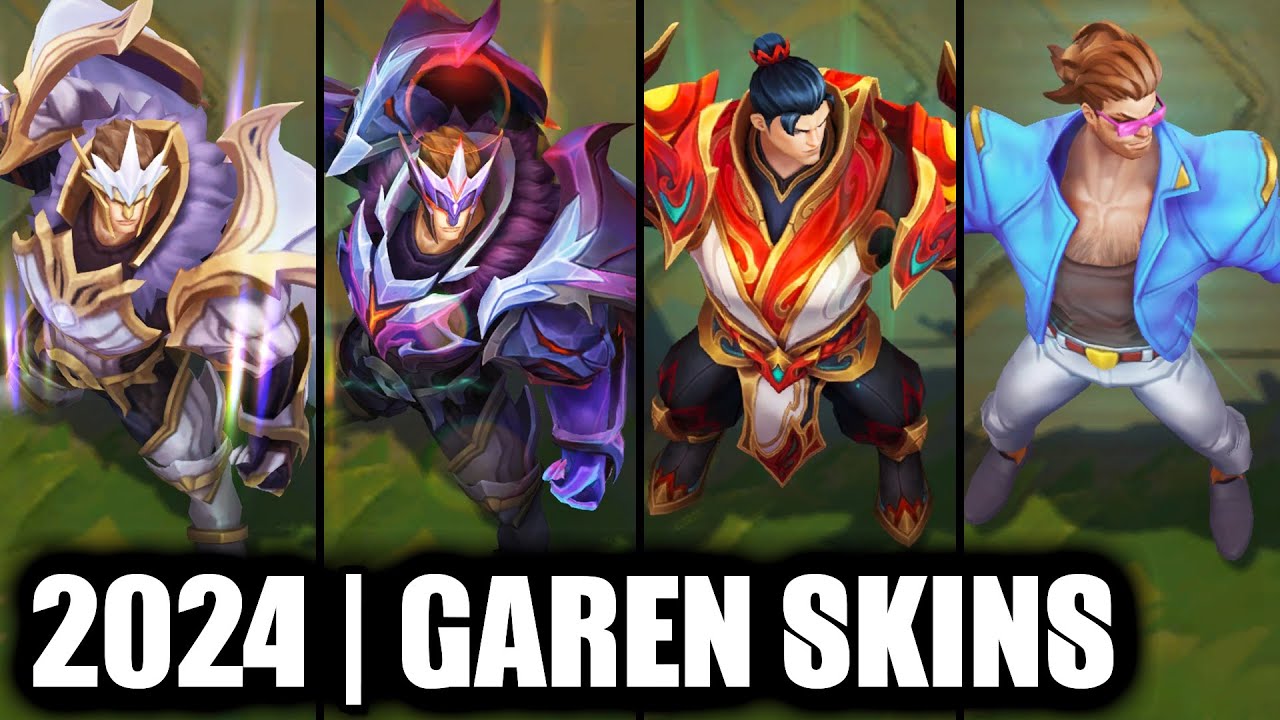ALL GAREN SKINS SPOTLIGHT 2024 | League of Legends