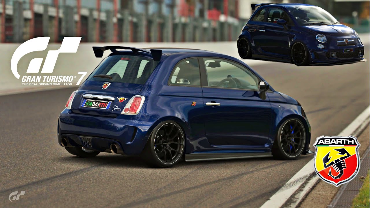Gran Turismo 7 -Abarth 500 - Full Customization + Gara Circuito di Spa-Francorchamps