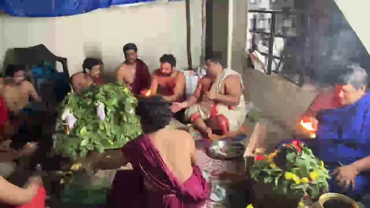 Sri Rudra Ekadasini at Vadapalli. Organised by Hamsadhwani. Rudra Kramaarchana.
