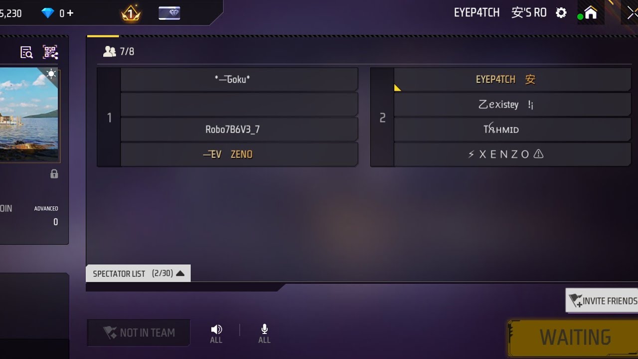 free fire n is live