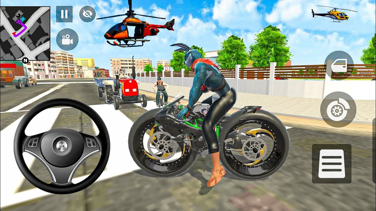 💥RAISTAR Purchased KAWASAKI Modified 🦚 _Indian Theft Aura Simulator👑 Android Games/2026 #viralshorts