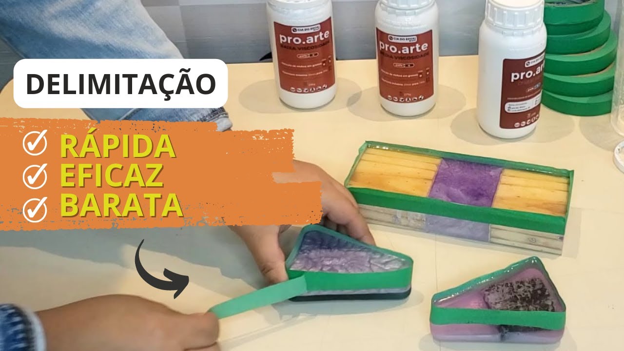FITA ANTIADERENTE DESMOLDANTE PARA BORDA | PARA RESINA EPOXI | ARTESANATO