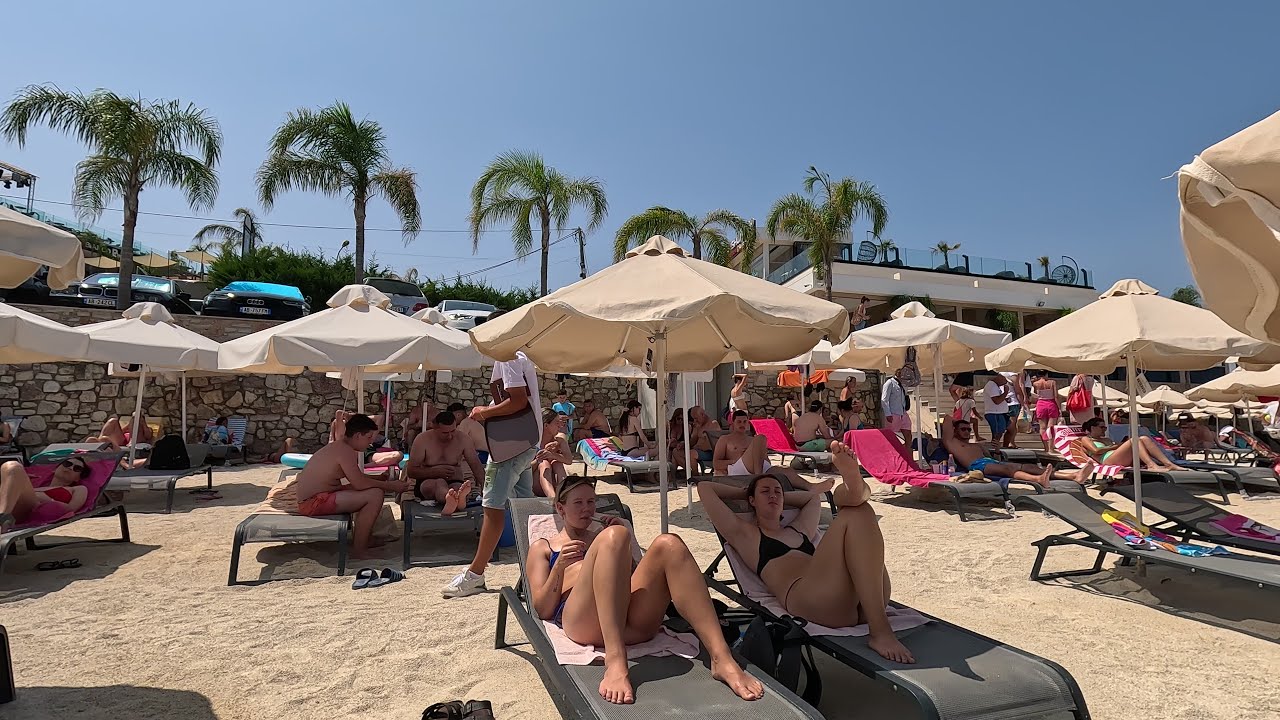 Ksamil Albania Walk Beach 2023 [4k]-4