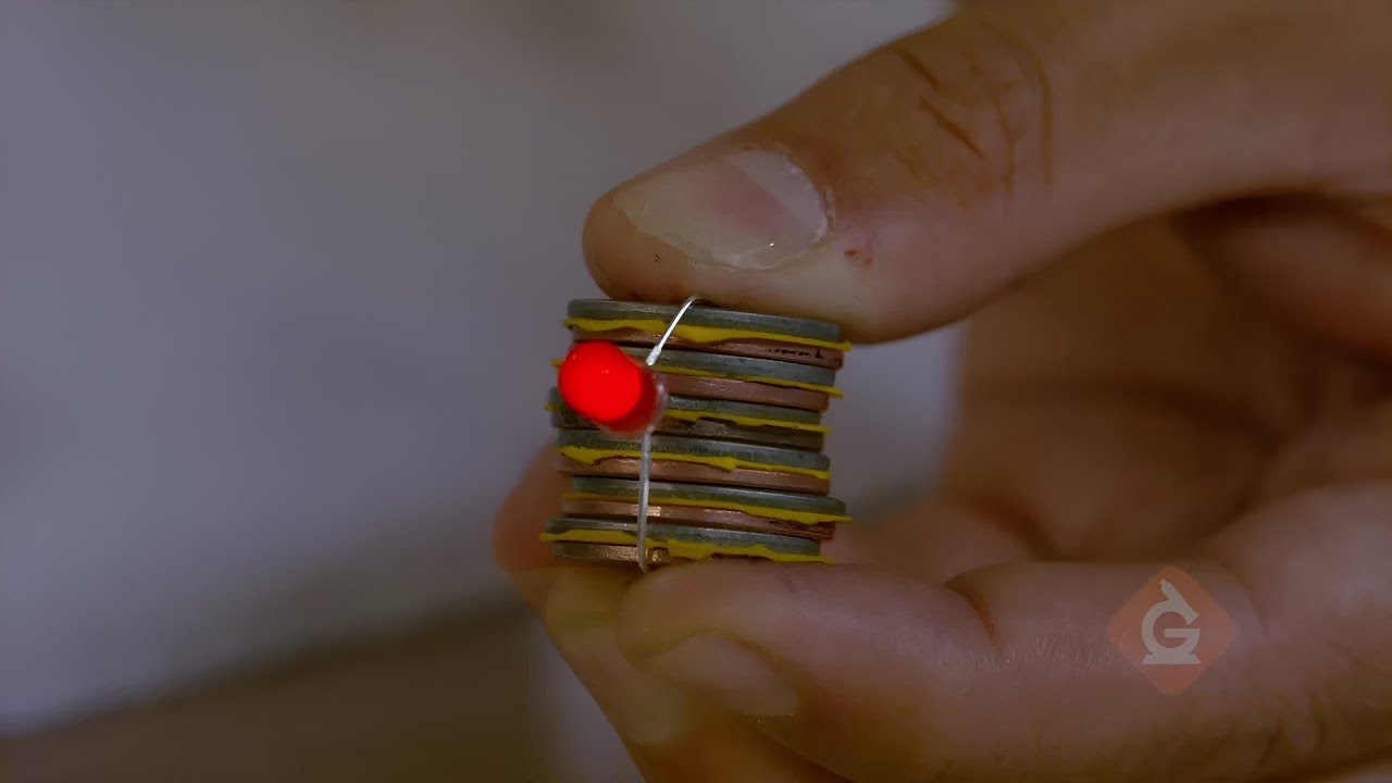 Coin Battery | DIY With Adam