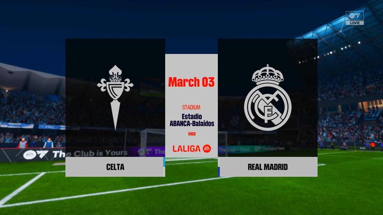 FC 26 - Celta Vigo vs. Real Madrid - LaLiga 25/26 Full Match [4K60]