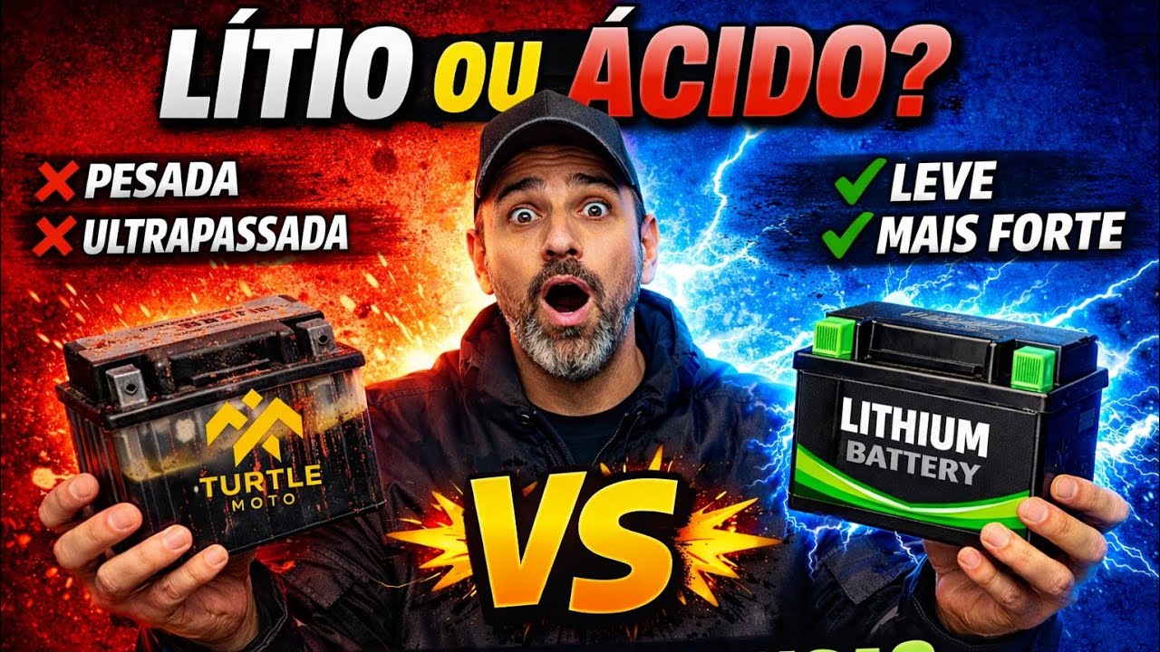 Baterias de Lítio VS Ácido prós e contras, qual deves escolher?