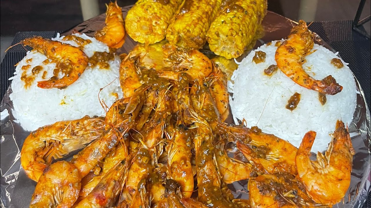 La délicieuse recette du crevette a l’Ail et au beurre ♥️ ( a ne pas rater)